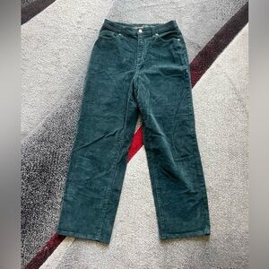 Universal Thread Moss Green Corduroy Straight Leg Jeans